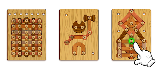 Wood Nuts & Bolts Puzzle MOD APK (Unlimited Coins)