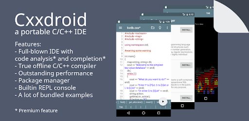Cxxdroid MOD APK (Premium Unlocked)
