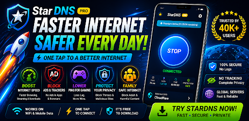 StarDNS MOD APK (Premium Unlocked)