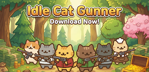 Idle Cat Gunner MOD APK (Unlimited Money)